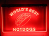 hotdogs, led, neon, sign, acrylic, light