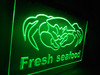 seafood, crab, led, neon, sign, acrylic, light