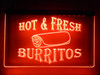burritos, mexican food, led, neon, sign, acrylic, light