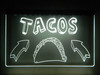 Tacos, mexican food, led, neon, sign, acrylic, light