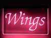 wings, chicken wings, hot wings, food, led, neon, sign, acrylic, light