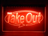 takeout, led, neon, sign, acrylic, light