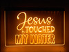 wine, led, neon, sign, acrylic, lighted, light, Jesus Touched My Water