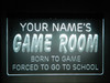 LED, Neon, Sign, light, lighted sign, gaming, video game, ps5, ps4, game room, born to game, personalized