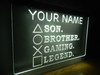 LED, Neon, Sign, light, lighted sign, gaming, video game, ps5, ps4, game room, gamer, personalized