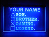 LED, Neon, Sign, light, lighted sign, gaming, video game, ps5, ps4, game room, gamer, personalized