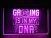 LED, Neon, Sign, light, lighted sign, gaming, video game, ps5, ps4, game room, gamer, Gaming Is In My DNA