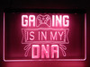 LED, Neon, Sign, light, lighted sign, gaming, video game, ps5, ps4, game room, gamer, Gaming Is In My DNA