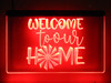 LED, Neon, Sign, light, lighted sign, Welcome To Our Home, welcome, home