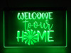 LED, Neon, Sign, light, lighted sign, Welcome To Our Home, welcome, home