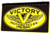 LED, Neon, Sign, light, lighted sign, custom, victory, motorcycles