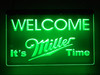 LED, Neon, Sign, light, lighted sign, custom, miller, miller time