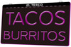 LED, Neon, Sign, light, lighted sign, custom, mexican food, taco, tacos, burrito