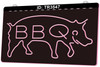 LED, Neon, Sign, light, lighted sign, custom, BBQ, pig