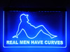 LED, Neon, Sign, light, lighted sign, custom, 
Real Men Have Curves