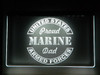 LED, Neon, Sign, light, lighted sign, custom, 
Proud Marine