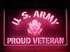 LED, Neon, Sign, light, lighted sign, custom, 
Proud, Army, Veteran