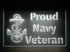 LED, Neon, Sign, light, lighted sign, custom, 
Proud, Navy, Veteran