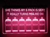 LED, Neon, Sign, light, lighted sign, custom, 
6 pack, beer, man cave, sexy