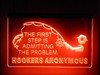 LED, Neon, Sign, light, lighted sign, custom, 
Hooker's Anonymous , fishing