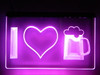 LED, Neon, Sign, light, lighted sign, custom, 
I Love, Beer