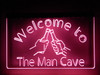 LED, Neon, Sign, light, lighted sign, custom, 
Welcome, Man Cave