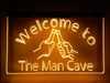 LED, Neon, Sign, light, lighted sign, custom, 
Welcome, Man Cave