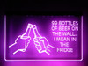 LED, Neon, Sign, light, lighted sign, custom, 
Welcome, Man Cave, home, bar, 99, bottles