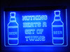 LED, Neon, Sign, light, lighted sign, custom, 
Beer, Nothing Beats a Set of Twins, funny