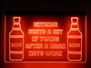 LED, Neon, Sign, light, lighted sign, custom, 
Beer, Nothing Beats a Set of Twins, funny