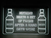 LED, Neon, Sign, light, lighted sign, custom, 
Beer, Nothing Beats a Set of Twins, funny