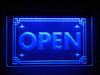 open, led, neon, sign, light, sign