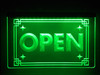 open, led, neon, sign, light, sign