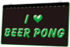 Beer, Pong, led, neon, sign