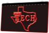 Texas Tech, led, neon, sign