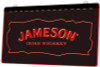Jameson, Irish Whiskey, led, neon, sign