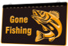 Copy of Gone Fishing Acrylic LED Sign Option 2