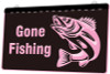 Copy of Gone Fishing Acrylic LED Sign Option 2