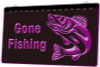 Copy of Gone Fishing Acrylic LED Sign Option 2