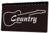 Country music,  Guitar, led, neon, sign