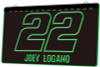 Logano, led, neon, sign, racing,