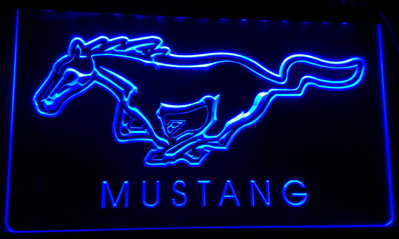 Mustang Acrylic LED Sign