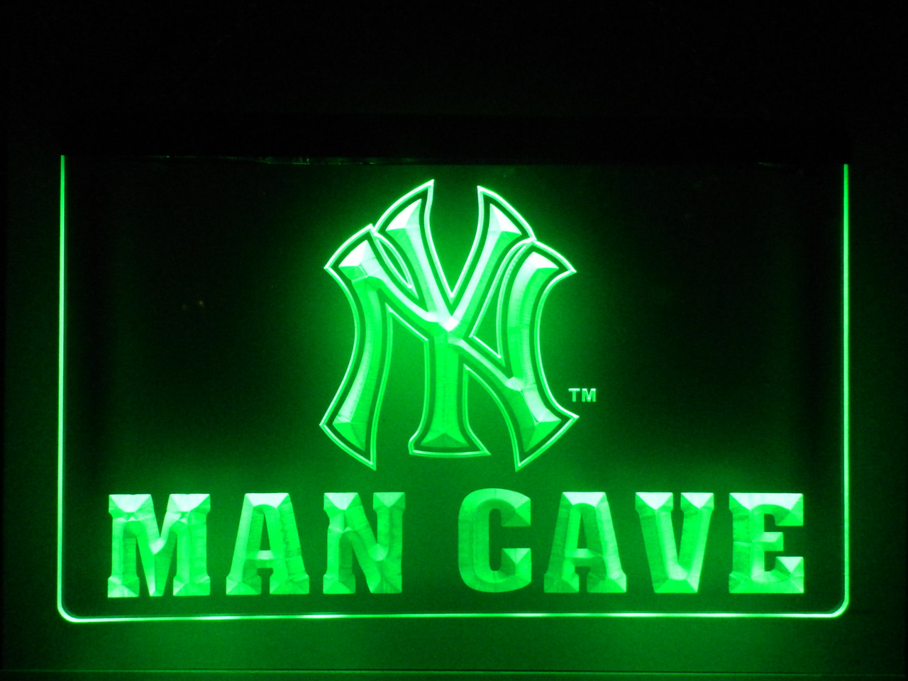 New York Yankees Man Cave Acrylic LED Sign