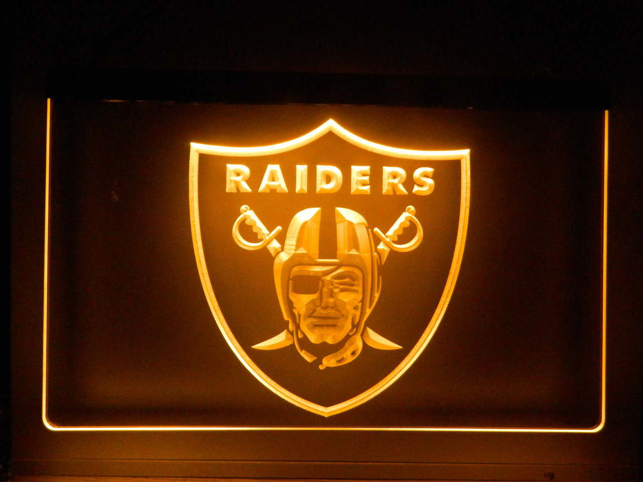 Las Vegas Raiders LED Helmet Tabletop Sign