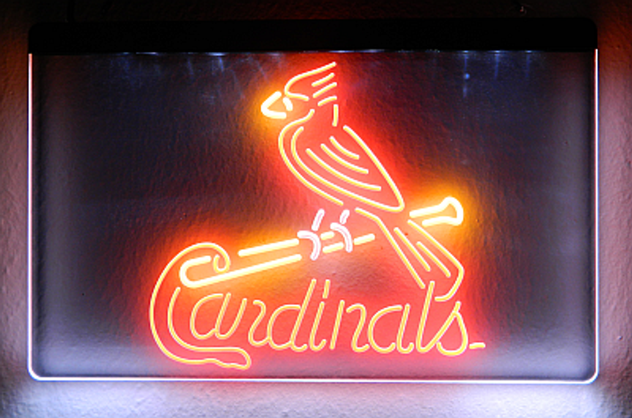 St Louis Cardinals Logo 1 Neon-Like LED Sign