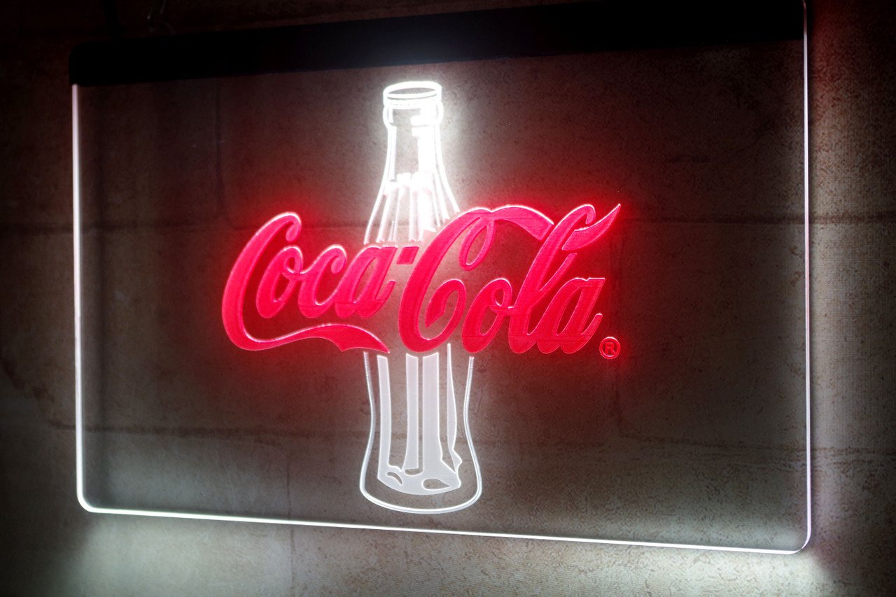 coca cola led sign