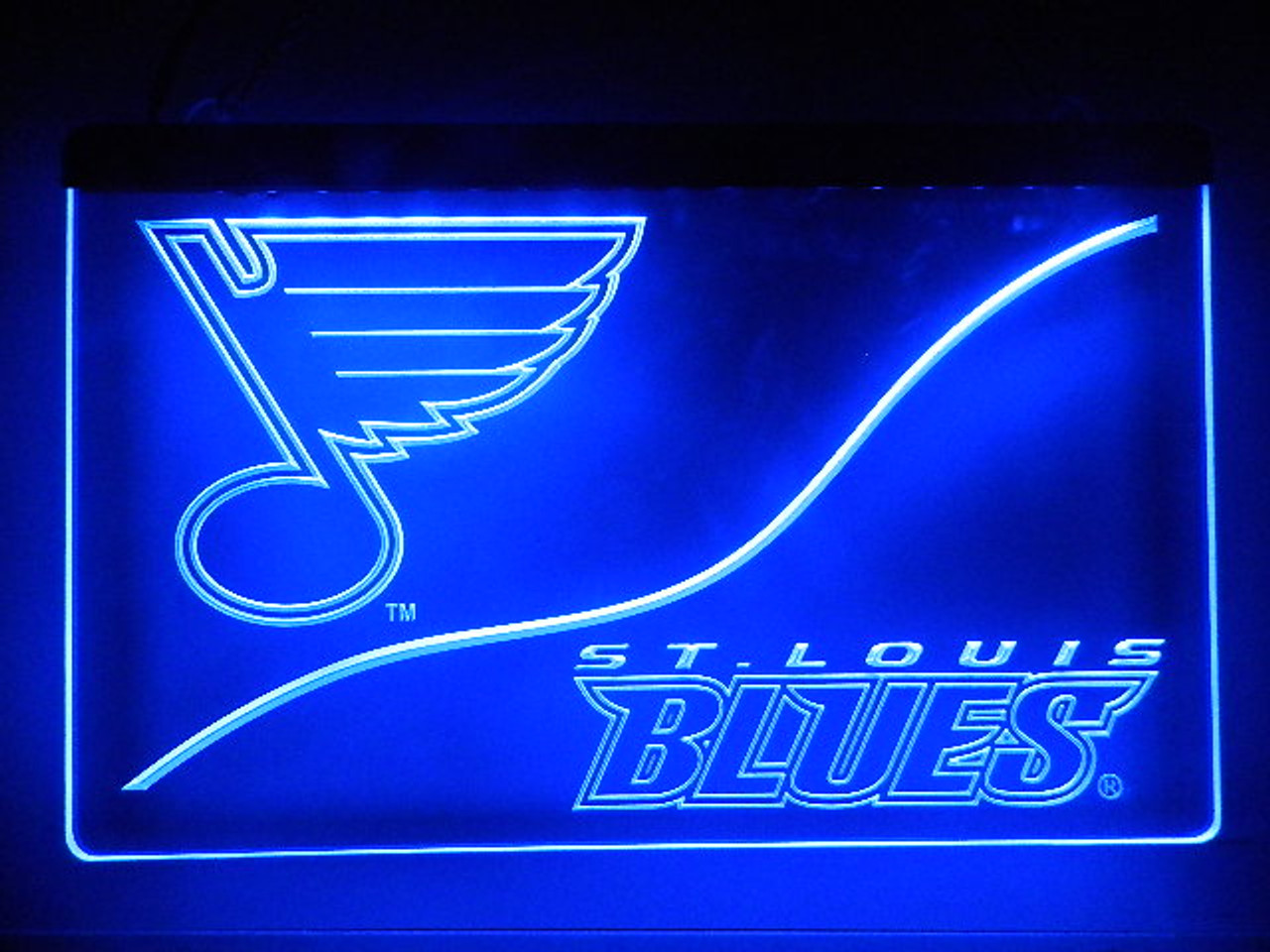 Custom St. Louis Blues Acrylic LED Sign (A)