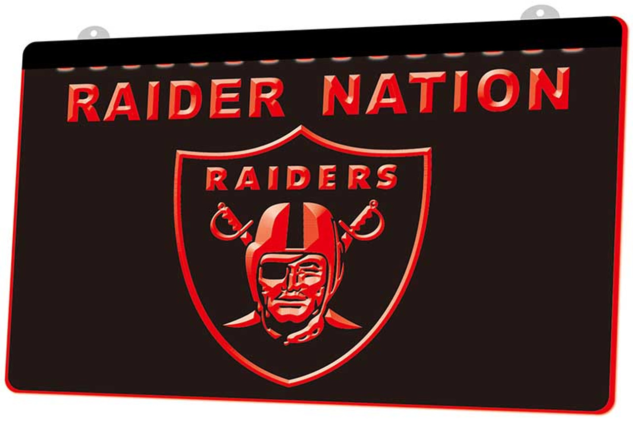 Las Vegas Raiders Acrylic LED Sign