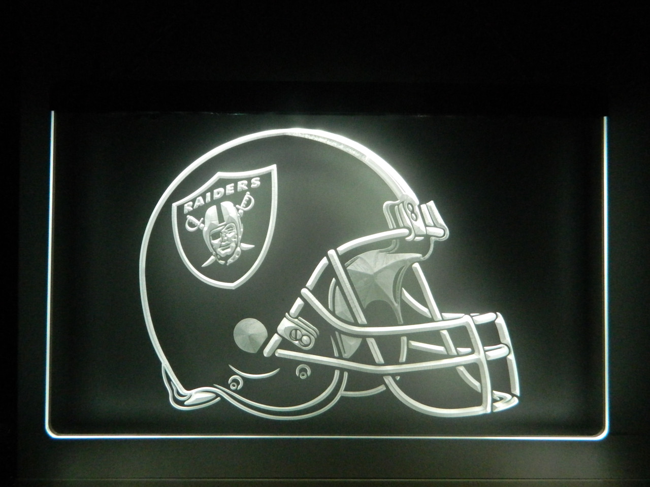 Las Vegas Raiders LED Helmet Tabletop Sign