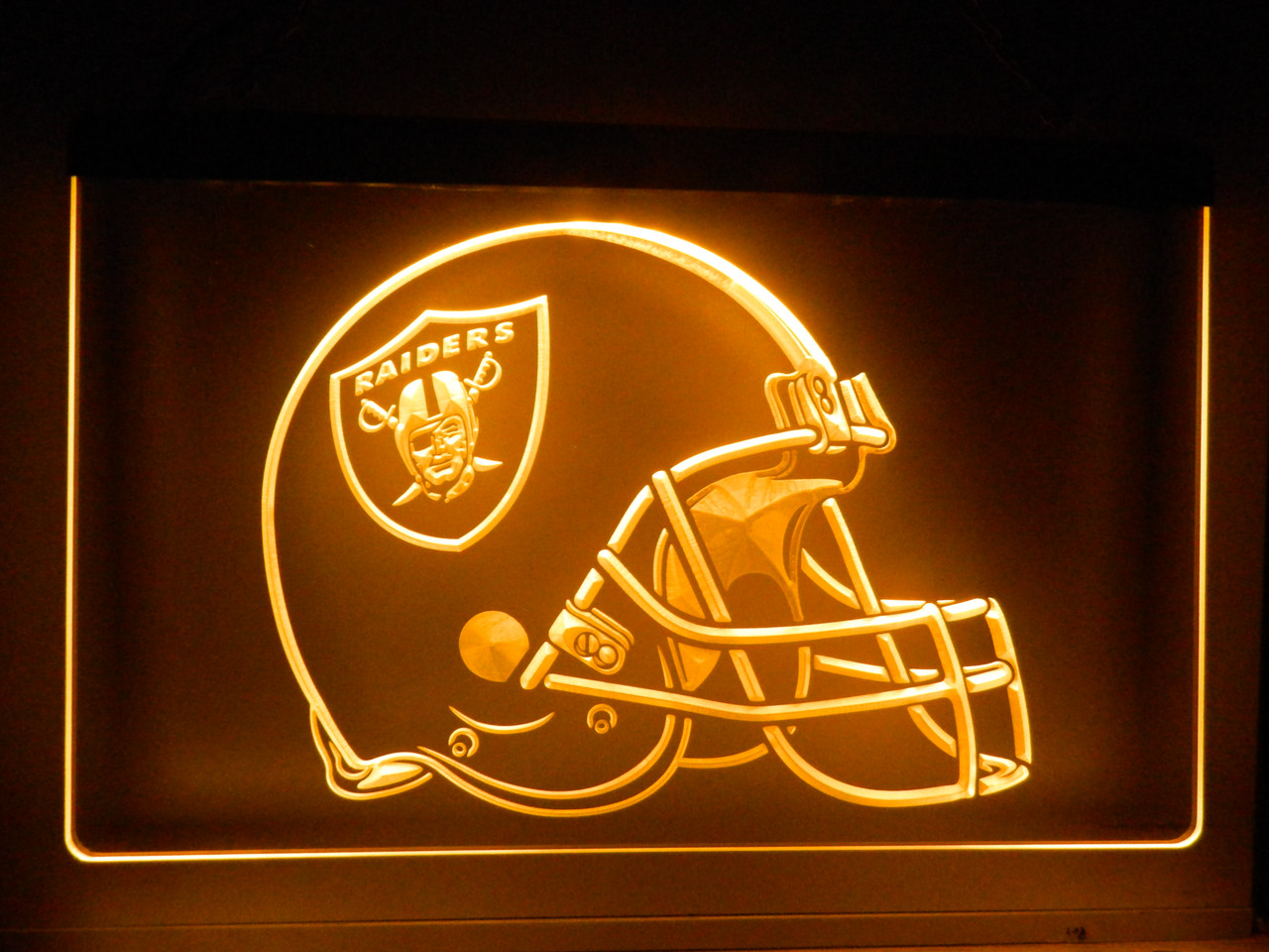 Las Vegas Raiders LED Helmet Tabletop Sign